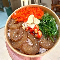 กุ้งดอง+ข้าว