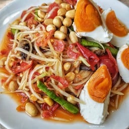 เฝอลาวพันท้าย ส้มตำ