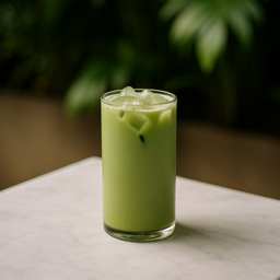 ชาเขียวไทยผสมนมสด (เย็น)