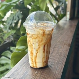 นมสดคาราเมลเย็น 20oz.