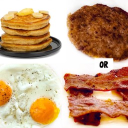 Banana Pancakes Plate