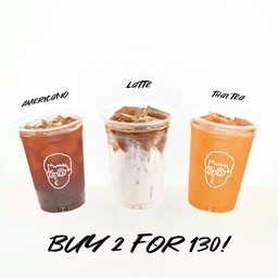 เครื่องดื่ม 2 แก้ว ราคา 130 บาท