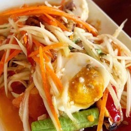 ตำไทยไข่เค็ม