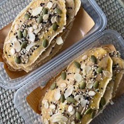 กล้วยหนึบแผ่นธัญพืช