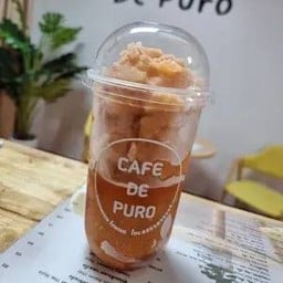 Peach tea smoothies ชาพีชปั่น