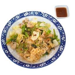 สุกี้แห้งหมู(ราดหน้าสยามอินเตอร์)