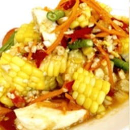 ตำข้าวโพดไข่เค็ม