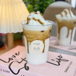 นมสดคาราเมลปั่น