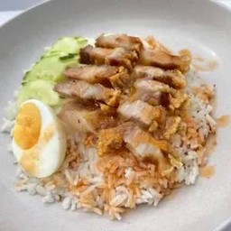 ข้าวหมูกรอบ