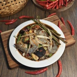 ตำกุ้งสด