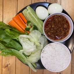 [เซตสุดฮิต] ข้าวซอย-เนื้อน่องลาย + เซ็ทอ่องคราฟ + น้ำกระเจี๊ยบ