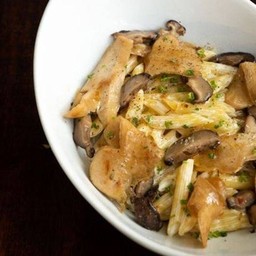 Chicken mushroom and vegan cream