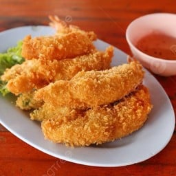 กุ้งชุปแป้งทอด