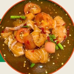 เหลาแซลมอนปลาร้า