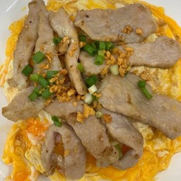 158.1 ไข่ข้นหมู/ไก่(ราดข้าวหอมมะลิ)