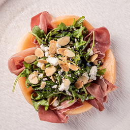 (S03) Iberico Parma melon rocket salad