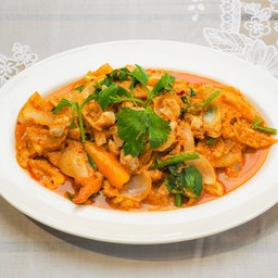 เนื้อปูผัดผงกะหรี่