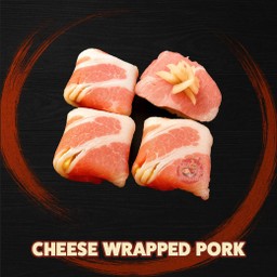 หมูห่มชีส 4 ชิ้น