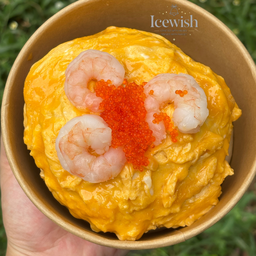 ข้าวไข่ข้นกุ้ง+ไข่กุ้ง