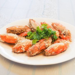 กุ้งทอดเกลือ ( ใหญ่ 8 ตัว)