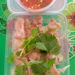 ผลไม้สับยำและยำ&หมูนึ่งมะนาว