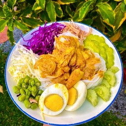 ขนมจีนน้ำยาปู  (ชุดเล็กไม่มีไข่ต้ม)