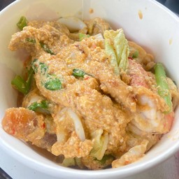 สุกี้แห้งไข่นัว