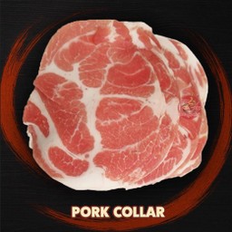 หมูสันคอสไลด์ถาด