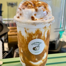 น้ำมะพร้าวนมสดbiscoffปั่น