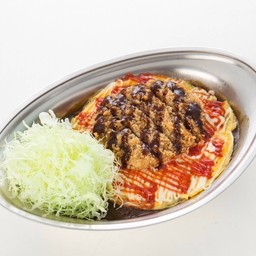 Omellette Pork Minced Katsu Rice