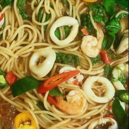 สปาเก็ตตี้ผัดขี้เมา