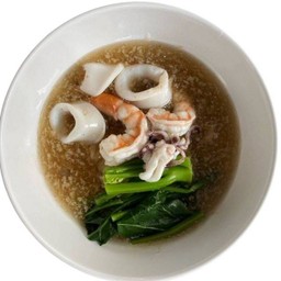 บะหมี่กรอบราดหน้าทะเล(ราดหน้าสยามอินเตอร์)