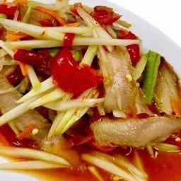ตำคอหมูย่าง