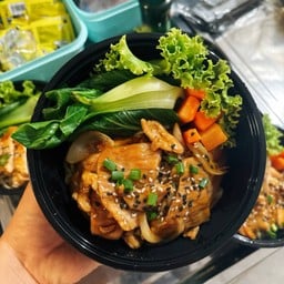 บะหมี่หมูสไลด์พริกเกาหลี