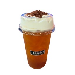 ชาพีชครัมชีส