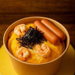 บาส & บิว ไข่ข้น เทอริยากิ กระเพรา มาม่าสไตล์เกาหลี(ศูนย์ราชการแจ่้งวัฒนะ)