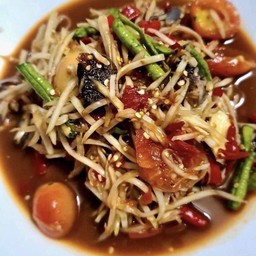 ตำลาว (ไม่ใส่ปู)