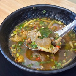 ต้มแซ่บเอ็นแก้ว (เอ็นหมู)