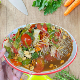 ตำซั่ว ขนมจีน