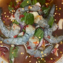 ยำกุ้งสด