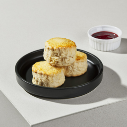 Plain Scone with Strawberry Jam