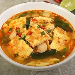 ต้มยำไข่เจียวหมูสับน้ำข้น