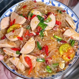 ตำเส้นเล็กหมูยอ
