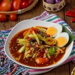 ตำแตง + ไข่ต้ม