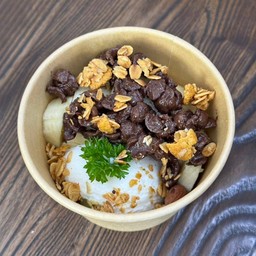 Greek yogurt ไขมันต่ำ choco banana
