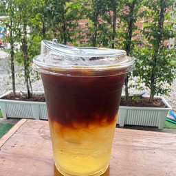 อเมริกาโนน้ำผึ้งเย็น