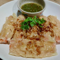 เกี๊ยวหมูเด้งปูอัด