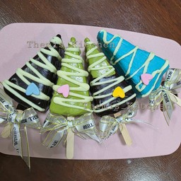 ชีสเค้กหน้าไหม้ Dipped