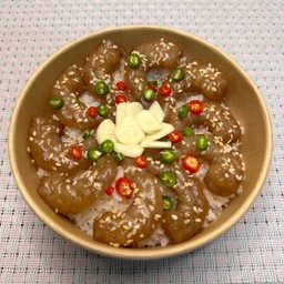 ข้าวหน้ากุ้งดองซีอิ๊ว