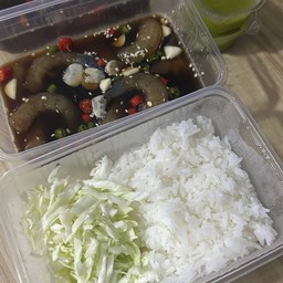 เซทกุ้งดอง 10 ตัวพร้อมข้าวสวยร้อนๆ